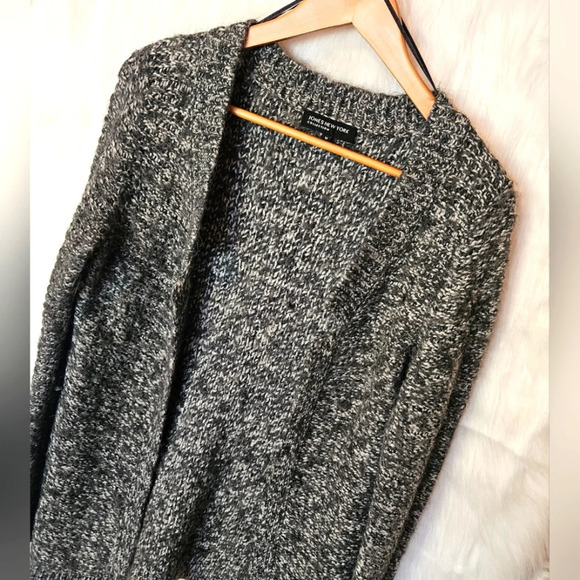 Jones New York Classic Open Knit Oversized Cardigan - Picture 2 of 6